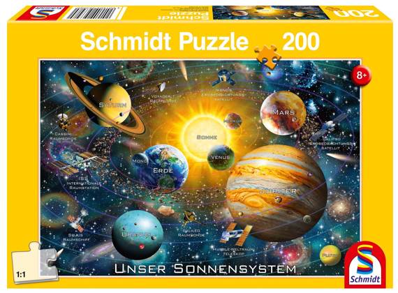 Puzzle 200 el. Układ Słoneczny