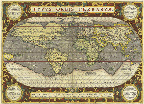 Puzzle 2000 el. Stara mapa świata
