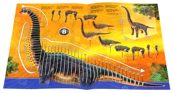Puzzle 3D Dinozaury - Brachiozaur 101 el.