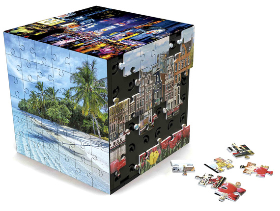 Puzzle 3D - Podróże 6 x 36 el.