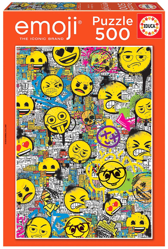 Puzzle 500 el. Graffiti Emoji