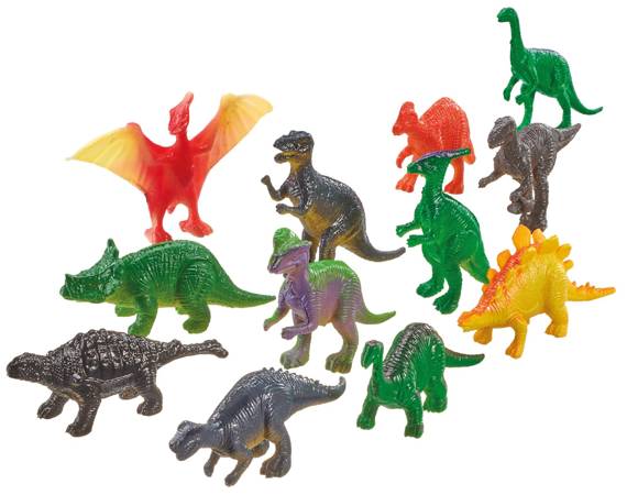 Puzzle 60 el. Dinozaury + zestaw figurek