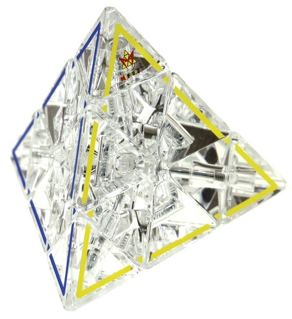 Pyraminx Crystal (edycja limitowana) - łamigłówka Recent Toys
