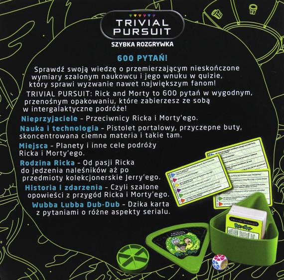 Quiz Rick i Morty - Trivial Pursuit