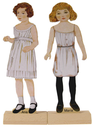 Tekturowe lalki - Paper Dolls (525)