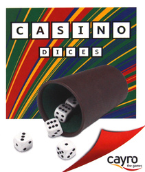 Kości oczkowe - zestaw do gry Casino (073/1)