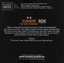 Łamigłówka ESCAPE BOX - Cabin in the Woods Secret - poziom 2/4