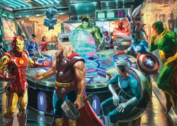 PQ Puzzle 1000 el. THOMAS KINKADE Avengers (Marvel)