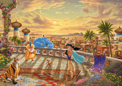 PQ Puzzle 1000 el. THOMAS KINKADE Dżasmina i Aladyn (Disney)