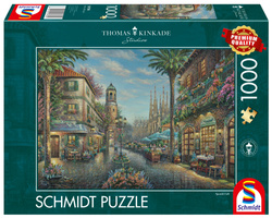 PQ Puzzle 1000 el. THOMAS KINKADE Hiszpańska uliczka