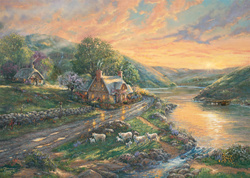 PQ Puzzle 1000 el. THOMAS KINKADE Jutrzenka