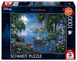 PQ Puzzle 1000 el. THOMAS KINKADE Mała Syrenka i książę Eryk (Disney)