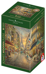 PQ Puzzle 1000 el. THOMAS KINKADE Malowniczy Paryż (drewniane)