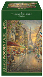 PQ Puzzle 1000 el. THOMAS KINKADE Malowniczy Paryż (drewniane)