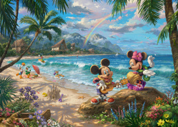 PQ Puzzle 1000 el. THOMAS KINKADE Myszka Miki & Minnie na Hawajach (Disney)