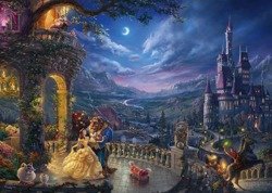 PQ Puzzle 1000 el. THOMAS KINKADE Piękna i Bestia - Taniec (Disney)