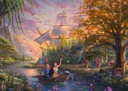 PQ Puzzle 1000 el. THOMAS KINKADE Pocahontas (Disney)