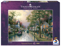 PQ Puzzle 1000 el. THOMAS KINKADE Poranek w rodzinnym mieście