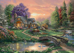 PQ Puzzle 1000 el. THOMAS KINKADE Romantyczny weekend