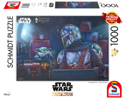 PQ Puzzle 1000 el. THOMAS KINKADE W drogę (Star Wars - The Mandalorian) OUTLET