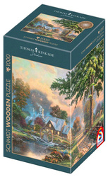 PQ Puzzle 1000 el. THOMAS KINKADE W starym młynie (drewniane)