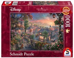 PQ Puzzle 1000 el. THOMAS KINKADE Zakochany kundel (Disney)