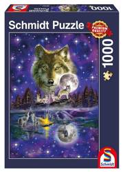 PQ Puzzle 1000 el. Wilk w świetle księżyca