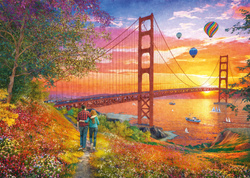 PQ Puzzle 2000 el. Spacer w pobliżu mostu Golden Gate / San Francisco