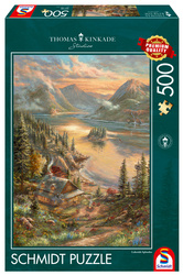 PQ Puzzle 500 el. THOMAS KINKADE Nad jeziorem