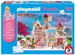 Puzzle 100 el. PLAYMOBIL Zamek księżniczki + figurka