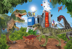 Puzzle 100 el. SCHLEICH Dinozaury + figurka