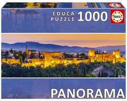 Puzzle 1000 el. Alhambra / Grenada / Hiszpania (panorama)