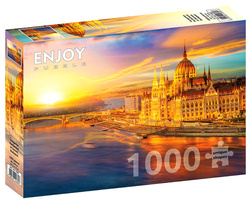 Puzzle 1000 el. Budynek parlamentu / Budapeszt / Węgry