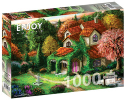 Puzzle 1000 el. Dom w lesie