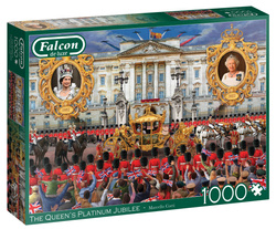 Puzzle 1000 el. FALCON Platynowy jubileusz królowej Wielkiej Brytanii