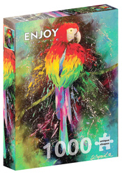 Puzzle 1000 el. Kolorowa papuga