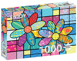 Puzzle 1000 el. Kolorowe wzory 3