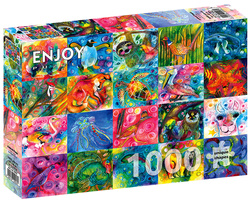 Puzzle 1000 el. Królestwo zwierząt