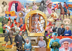 Puzzle 1000 el. Królowa Elżbieta II