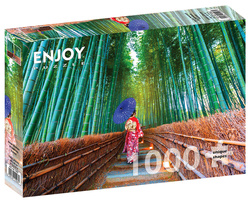 Puzzle 1000 el. Las bambusowy / Japonia