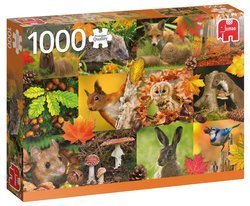 Puzzle 1000 el. PC Zwierzęta które lubią jesień