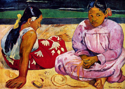Puzzle 1000 el. Tahitańskie kobiety na plaży, Paul Gauguin