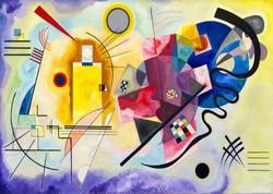 Puzzle 1000 el. Żółty-Czerwony-Niebieski, Wassily Kandinsky