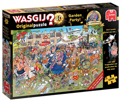 Puzzle 2 x 1000 el. Wasgij Original 40 - Impreza w ogrodzie