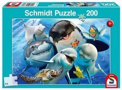 Puzzle 200 el. Podwodni przyjaciele