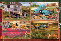 Puzzle 2000 el. Pieskie życie