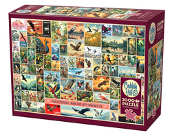 Puzzle 2000 el. Ptaki jako symbole państw