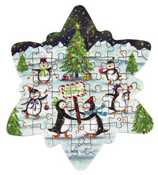 Puzzle 24 x 42-60 el. Świąteczne przygody (kalendarz adwentowy)
