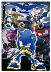 Puzzle 300 el. Sonic Prime (fluorescencyjne)