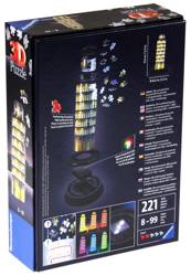 Puzzle 3D - Krzywa Wieża w Pizie (Night Edition)